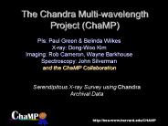 The Chandra Multi-wavelength Project (ChaMP)
