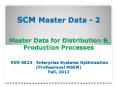 SCM Master Data - 2 Master Data for Distribution PowerPoint PPT Presentation