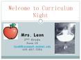 Mrs. Leon PowerPoint PPT Presentation