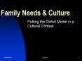 Family Needs PowerPoint PPT Presentation