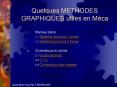 Quelques METHODES GRAPHIQUES utiles en M PowerPoint PPT Presentation