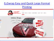 Ez2wrap Easy and Quick Large Format Printing