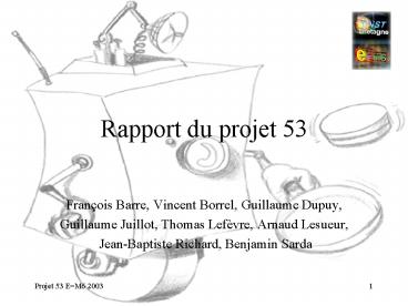 Rapport du projet 53