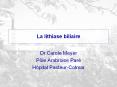 La lithiase biliaire PowerPoint PPT Presentation