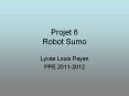 Projet 6 Robot Sumo PowerPoint PPT Presentation