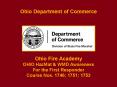 Ohio Fire Academy PowerPoint PPT Presentation