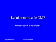 Le laboratoire et le DMP