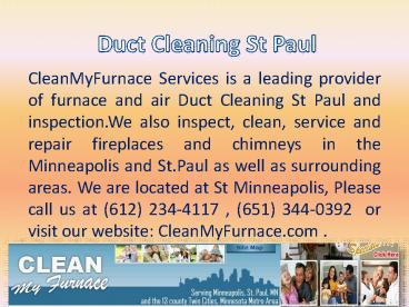 Duct Cleaning Minneapolis