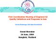 First Coordination Meeting of Regional Air Quality Initiatives and Programs in Asia PowerPoint PPT Presentation