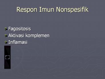 Respon Imun Nonspesifik