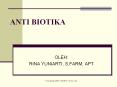 ANTI BIOTIKA PowerPoint PPT Presentation