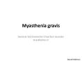 Myasthenia gravis PowerPoint PPT Presentation