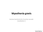 Myasthenia gravis