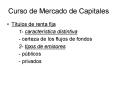 Curso de Mercado de Capitales PowerPoint PPT Presentation