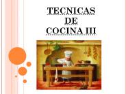 TECNICAS DE COCINA III