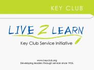 Key Club Service Initiative