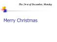 Merry Christmas PowerPoint PPT Presentation