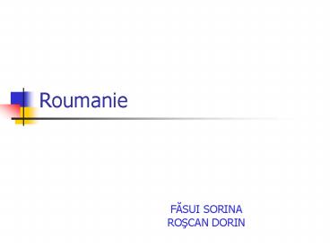 Roumanie
