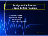 Amalgamation Process / Basic Setting Reaction