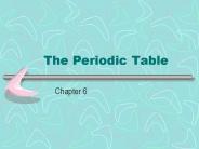The Periodic Table
