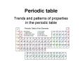 Periodic table PowerPoint PPT Presentation