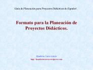 Formato para la Planeaci