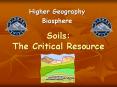 Soils: The Critical Resource PowerPoint PPT Presentation