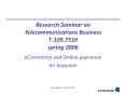 eCommerce and Online payments PowerPoint PPT Presentation