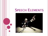 Speech Elements