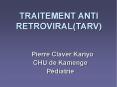 TRAITEMENT ANTI RETROVIRAL(TARV) PowerPoint PPT Presentation