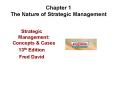 Chapter 1 The Nature of Strategic Management PowerPoint PPT Presentation