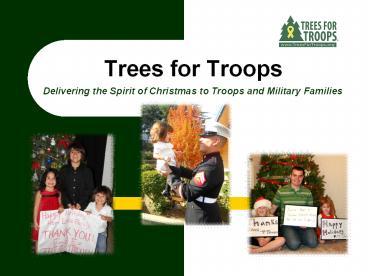 Trees for Troops