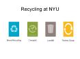 Recycling at NYU PowerPoint PPT Presentation