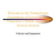 Welcome to the Pennsylvania Department of Environmental Protection