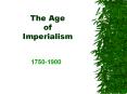 The Age of Imperialism PowerPoint PPT Presentation
