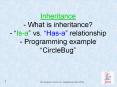 Inheritance - What is inheritance? -  PowerPoint PPT Presentation