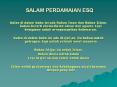 SALAM PERDAMAIAN ESQ PowerPoint PPT Presentation