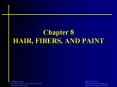 Chapter 8 HAIR, FIBERS, AND PAINT PowerPoint PPT Presentation