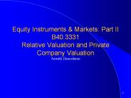 Equity Instruments