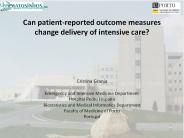 Can patient-reported outcome measures change delivery of intensive care?
