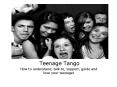 Teenage Tango PowerPoint PPT Presentation