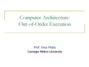 Computer Architecture: Out-of-Order Execution