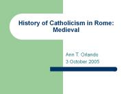 History of Catholicism in Rome: Medieval