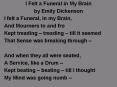 I Felt a Funeral in My Brain by Emily Dickenson PowerPoint PPT Presentation