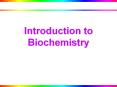 Introduction to Biochemistry PowerPoint PPT Presentation
