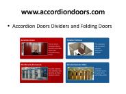 Accordion Folding Doors