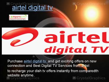 airtel digital tv, dish tv offer