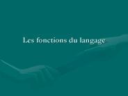 Les fonctions du langage