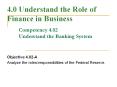 Competency 4.02 Understand the Banking System PowerPoint PPT Presentation