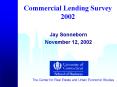 Commercial Lending Survey 2002 PowerPoint PPT Presentation